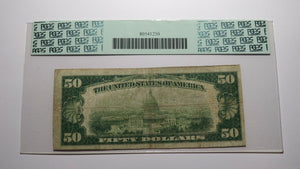 $50 1929 Wallingford Connecticut CT National Currency Bank Note Bill Ch. #2599