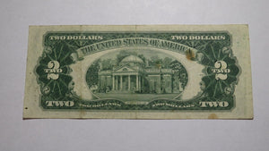$2 1953-B United States Note Red Seal Legal Tender Note Two Dollar Bank Bill VF+