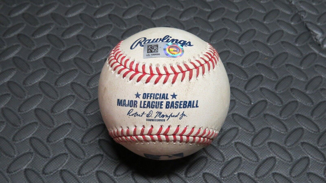 2020 Jose Iglesias Baltimore Orioles Game Used RBI Single MLB Baseball! Suero!