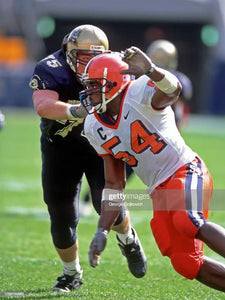 2001 Dwight Freeney Syracuse Orange Game Used Worn Nike Football Pants NCAA