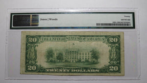 $20 1929 Marlboro New York NY National Currency Bank Note Bill Ch. #8834 VF20