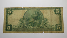 Load image into Gallery viewer, $5 1902 Dallas Texas TX National Currency Bank Note Bill Charter #2455 RARE