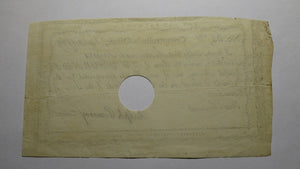 1789 Two Pounds Connecticut Colonial Currency Interest Certificate Ralph Pomeroy
