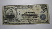 Load image into Gallery viewer, $10 1902 Ballston Spa New York NY National Currency Bank Note Bill #1253 FINE