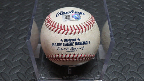 2019 Victor Robles Washington Nationals Game Used Line Out Baseball! Trea Turner