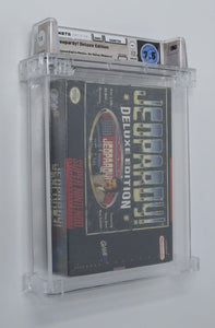 Jeopardy! Deluxe Edition Super Nintendo SNES Sealed Video Game Wata Graded 7.5 A