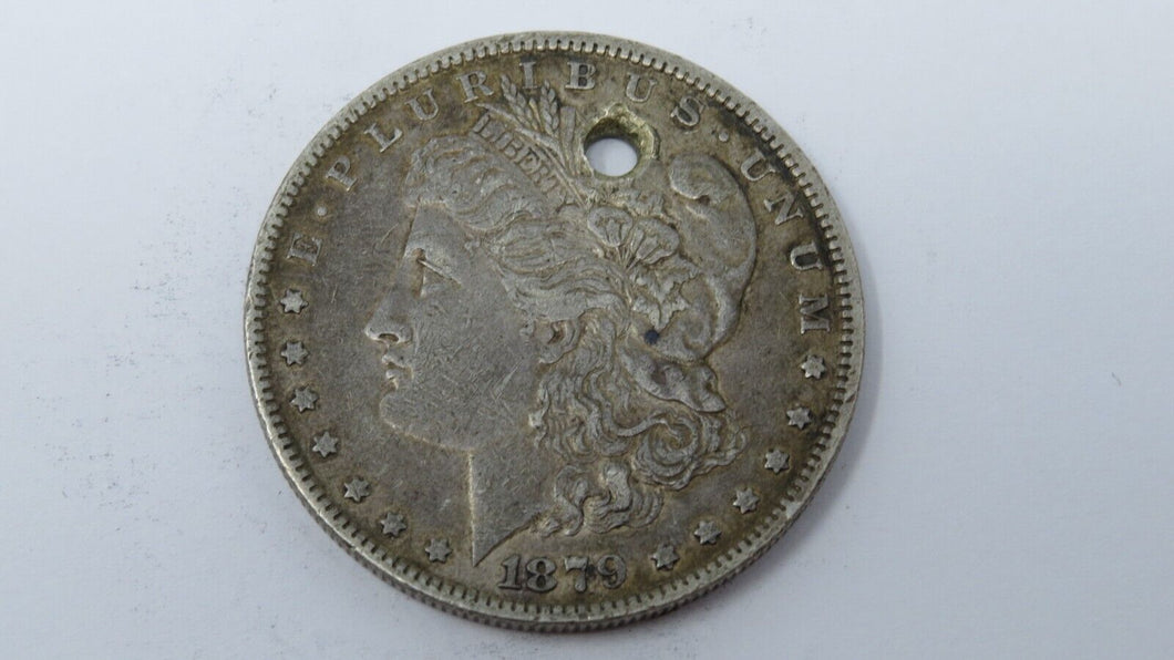 $1 1879-P Morgan Silver Dollar!  90% Circulated US Silver Coin Junk Silver