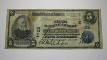 Load image into Gallery viewer, $5 1902 New York City NY National Currency Bank Note Bill! Charter #29 A Prefix