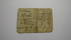 1761 Fifteen Shillings North Carolina NC Colonial Currency Note Bill! RARE 15s!