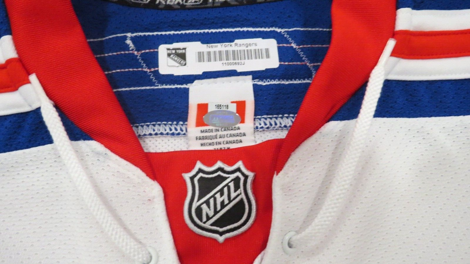 2011 Tim Erixon New York Rangers NHL Premier Sweden Game Used Worn Hoc –  Collectible Notes