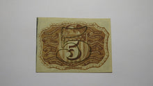 Load image into Gallery viewer, 1863 $.05 Second Issue Fractional Currency Obsolete Bank Note Bill 2nd XF++