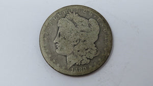 $1 1880-P Morgan Silver Dollar 90% Circulated US Silver Coin Tougher Date