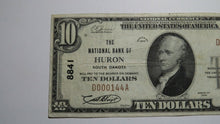 Load image into Gallery viewer, $10 1929 Huron South Dakota SD National Currency Bank Note Bill Charter #8841 VF