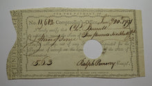 Load image into Gallery viewer, 1791 5 Pounds 6 Shilling Connecticut Comptrollers Colonial Currency Note Pomeroy