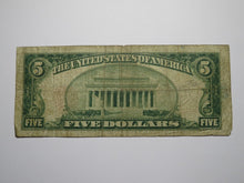 Load image into Gallery viewer, $5 1929 Boston Massachusetts National Currency Note Federal Reserve Bank Note