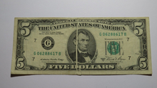 Load image into Gallery viewer, $5 1981-A Gutter Fold Error Federal Reserve Bank Note Currency Bill Very Fine