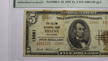 Load image into Gallery viewer, $5 1929 Helena Oklahoma OK National Currency Bank Note Bill Ch #12081 VF25