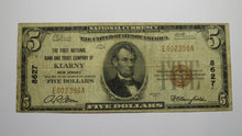 Load image into Gallery viewer, $5 1929 Kearny New Jersey NJ National Currency Bank Note Bill Ch. #8627 FINE+