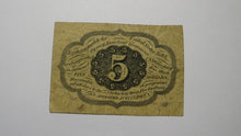 Load image into Gallery viewer, 1863 $.05 First Issue Fractional Currency Obsolete Postage Bank Note 1st VG+