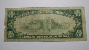 $10 1929 Ritzville Washington WA National Currency Bank Note Bill Ch. #5751 RARE