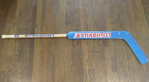 1980's Al Jensen Washington Capitals Game Used Louisville Hockey Goalie Stick