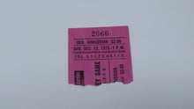 Load image into Gallery viewer, December 12, 1976 FDNY Vs. NYPD Hockey Ticket Stub! Fire Department Vs. Police