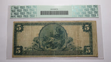 Load image into Gallery viewer, $5 1902 Greenwich New York NY National Currency Bank Note Bill Ch #2517 F12 PCGS