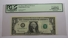 Load image into Gallery viewer, $1 2003 Misaligned Face and Back Printing Error Federal Reserve Bank Note Bill
