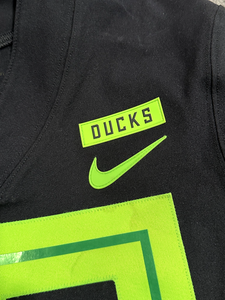 2018 Justin Collins Oregon Ducks Game Used Worn Nike NCAA Jersey! Rare Style!