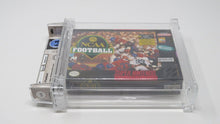 Load image into Gallery viewer, NCAA Football Super Nintendo Factory Sealed Video Game Wata Graded 6.5 B 1994