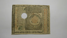 Load image into Gallery viewer, $1 1780 Massachusetts Bay MA Colonial Currency Note Bill One Dollar RARE Issue