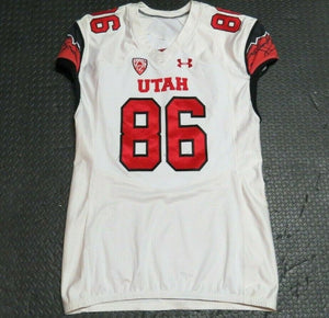 2014 Wallace Gonzalez Utah Utes Game Used Worn Under Armour NCAA Football Jersey