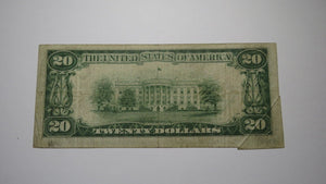 $20 1934-C Gutter Fold Error Richmond Federal Reserve Bank Note Currency Bill