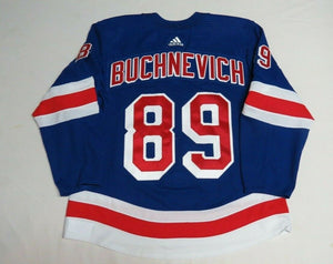 2020-21 Pavel Buchnevich New York Rangers Game Used Worn NHL Hockey Jersey