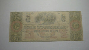 $5 18__ Hagerstown Maryland MD Obsolete Currency Bank Note Bill! Hagerstown Bank