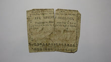 Load image into Gallery viewer, 1761 Twenty Shillings North Carolina NC Colonial Currency Note Bill RARE 20s