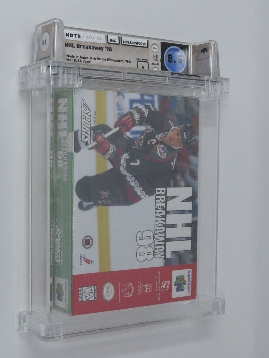 NHL Breakaway '98 Hockey Nintendo 64 N64 Sealed Video Game Wata Graded 8.5 A