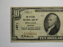 Load image into Gallery viewer, $10 1929 Sedalia Missouri MO National Currency Bank Note Bill Ch. #1971 FINE