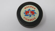 Load image into Gallery viewer, Halifax Citadels AHL Official Viceroy InGlasco Game Puck Defunct Hockey Team!