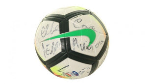 2017-18 Match Used AC Chievo Verona Serie A Team Signed Nike Soccer Ball Guadino