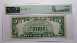 $5 1929 Danville Virginia VA National Currency Bank Note Bill Ch. #1985 VF25 PMG
