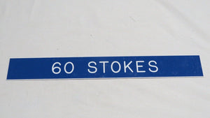 1995 Fred Stokes St. Louis Rams Game Used NFL Locker Room Nameplate! GSU