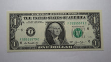 Load image into Gallery viewer, $ 1&amp; $5 2013 Matching 6 Digit Near Solid Serial Numbers Federal Reserve Notes