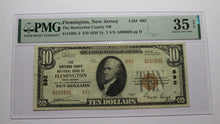 Load image into Gallery viewer, $10 1929 Flemington New Jersey National Currency Bank Note Bill Ch. #892 VF35EPQ