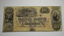 Load image into Gallery viewer, $10 18__ New Orleans Louisiana Obsolete Currency Bank Note Remainder Bill Canal