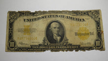 Load image into Gallery viewer, $10 1922 Gold Certificate Large Bank Note Bill Gold Seal Ten Dollar US Currency