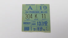 Load image into Gallery viewer, November 13, 1971 New York Rangers Vs. Buffalo Sabres NHL Hockey Ticket Stub