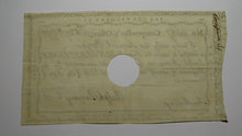 Load image into Gallery viewer, 1790 10 Shillings Connecticut Comptrollers Office Colonial Currency Note Pomeroy