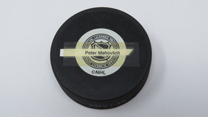 Peter Mahovlich Montreal Canadiens Autographed Signed NHL Official Hockey Puck