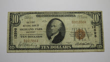 Load image into Gallery viewer, $10 1929 Highland Park New Jersey NJ National Currency Bank Note Bill #12598